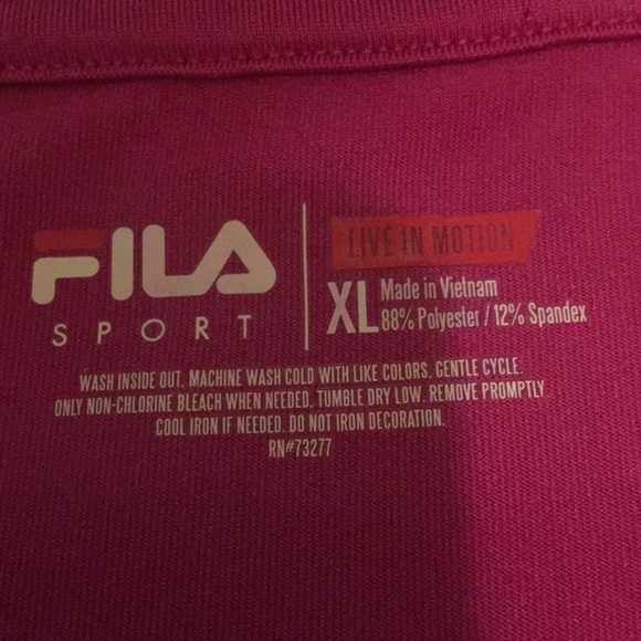 Fila Sport Athletic Blouse Size XL - Picture 6 of 6